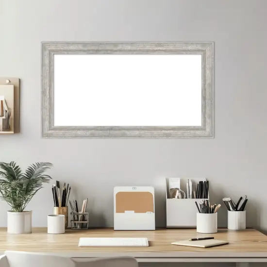 Angled Framed Dry Erase Magnetic Board Silver {6}