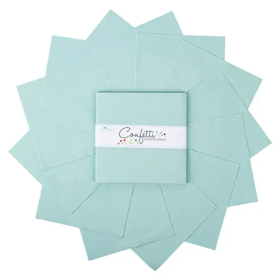 Confetti Cotton 10" Square Pack (Layer Cake / 10" Stacker) in Songbird byfor Riley Blake (10-120-SONGBIRD-42) {3}