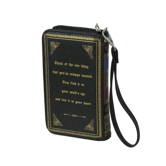 Black and Gold Beauty and the Beast Checkbook Style Fashion Wallet {4}