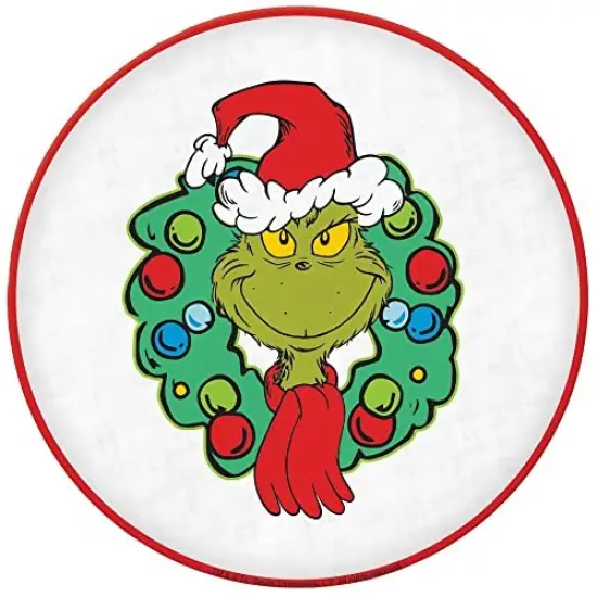 Traditional Grinch Plastic Platter - 14" {1}