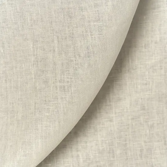 1 Yard Off White Pure Linen Fabric 7 Oz Flat Weave 58 Inches Wide Midweight PFD Ivory (PFD) {5}