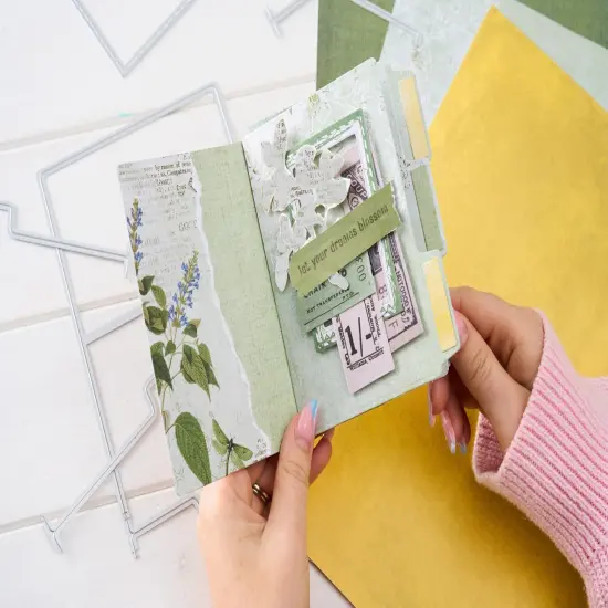 Sizzix Thinlits Set 15/PkgSnap and Swap by 49 and Market-File Folders {5}