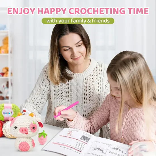 Crochet Starter Kit - Strawberry Cow {5}