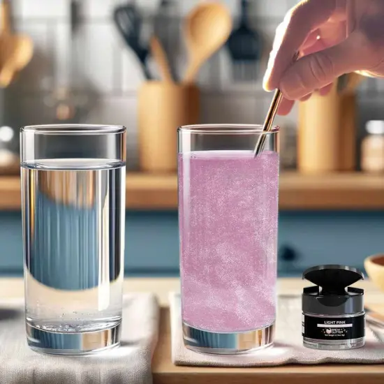 Bakell - Soft Pink Tinker Dust Edible Glitter (4g, 1x Spray Pump) for Food, Desserts, and Beverages! {5}