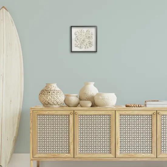 Stupell Industries Aquatic Neutral Coral Framed Giclee Design by Caroline Kelly {2}