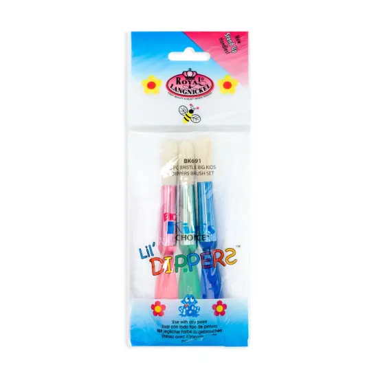 BK691 | Big Kid's Choice&trade; 3pc Bristle Lil' Dippers&trade; Brush Set {1}