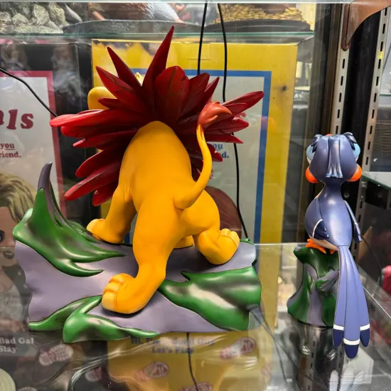 Lion King Master Craft Simba & Zazu Table Top Statue {5}