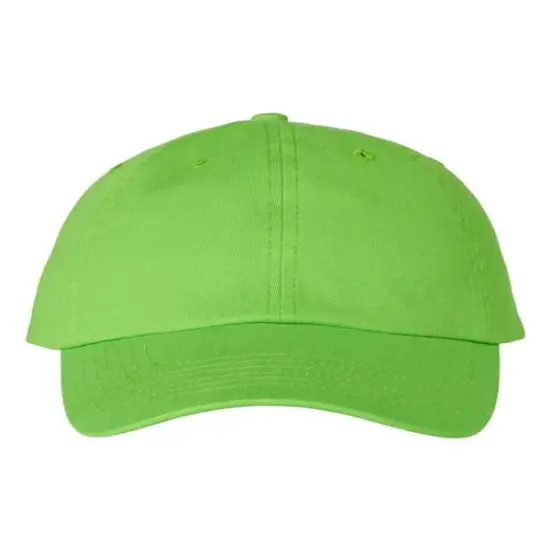Valucap&reg; Classic Dad Hat Comfortable Relaxed Fit Neon Green {1}