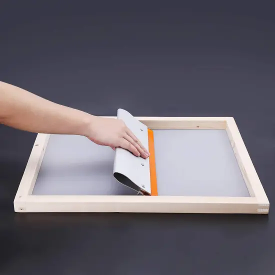 Worown 13.7 Inch Aluminum Handle Screen Printing Squeegee, 75 Durometer Ink Scraper {4}