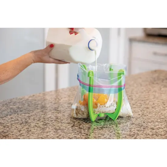 Bag Well Sealable Bag Holder for 1 Gallon Storage Bags {4}