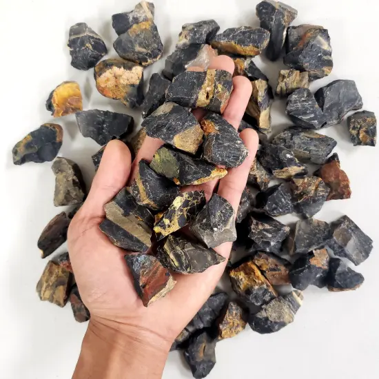 Black Onyx Crystal Stones - Rough Crystals Bulk {1}