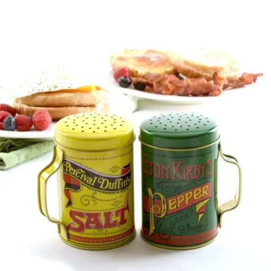 Norpro Nostalgic Design Salt & Pepper Shaker Set - 10oz Capacity Each {3}