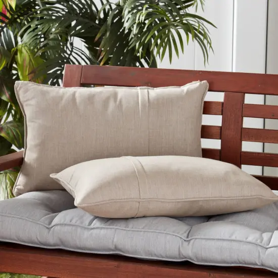 Sunbrella 21x14 in. Rectangle Outdoor Throw Pillow (2-Pack) Aruba {2}