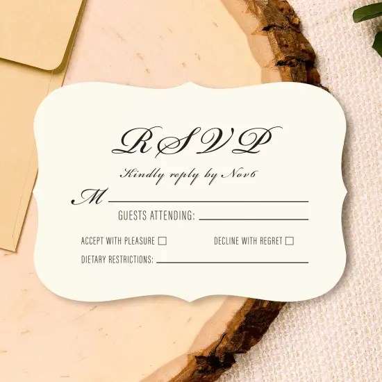 Avery Matte Ivory Postcards, 3-1/2" x 5" Rectangle Flourished Edge {4}