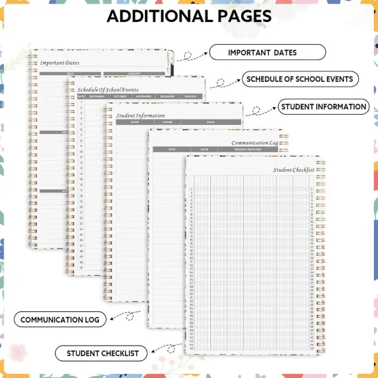 Teacher Planner 2025-2026 - 7x10'' {5}