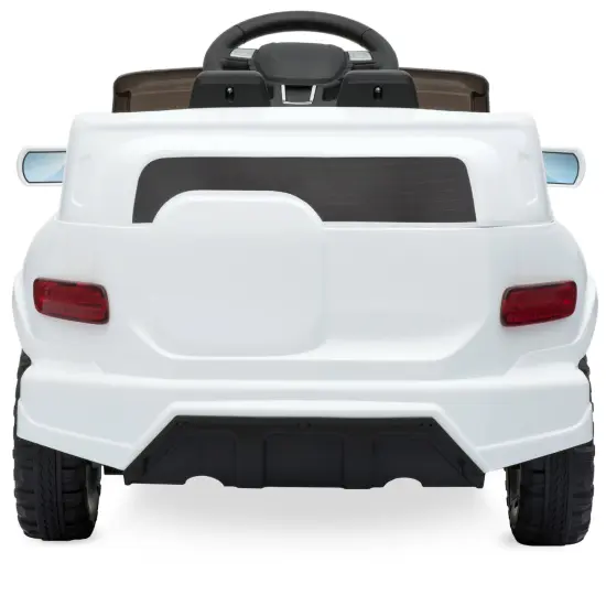 Best Choice Products 6V Kids Ride On Car Truck w/ Parent Control, 3 Speeds, LED Headlights, MP3 Player, Horn White {5}