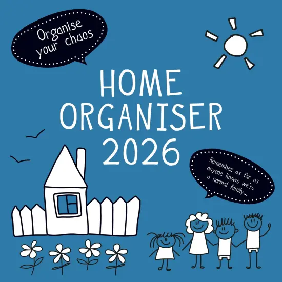 The Gifted Stationary 2026 Square Wall Calendar, Family Home, 16-Month Home Organizers Theme Hanging Calendar with 180 Reminder Stickers, Month Planner for Creative Spaces (12x12 In) Multicolor {1}