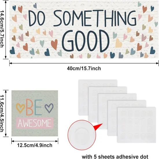 22 Pieces Bulletin Board Cards with Glue Point Dots - Sweet Style {2}