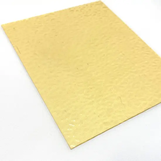 Wissmach PALE AMBER English Muffle Stained Glass Sheet &ndash; Vintage Ripple Art Glass for Mosaics, Panels, Lamps & DIY Crafts | Hand-selected by The Little Flowers {6}