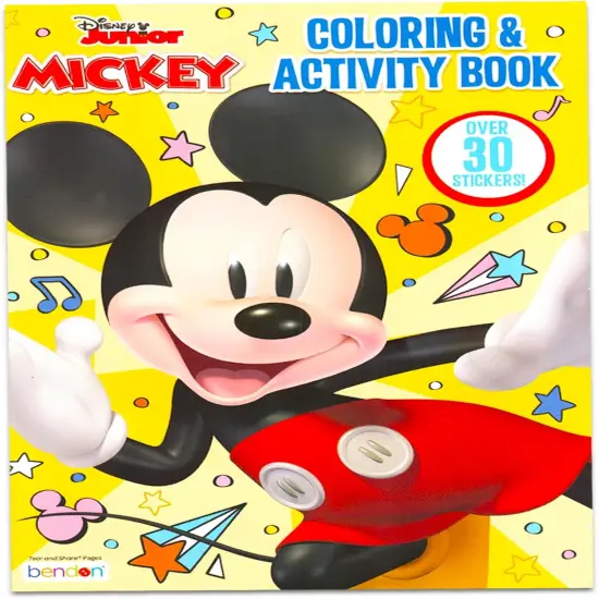 Mickey Activity Book with 200+ Stickers Plus Mickey Coloring Pages {3}