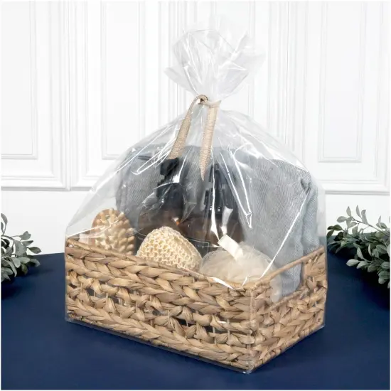 Plymor 12" x 8" x 24" (Pack of 100), 2 Mil Gusseted Plastic Bags {5}