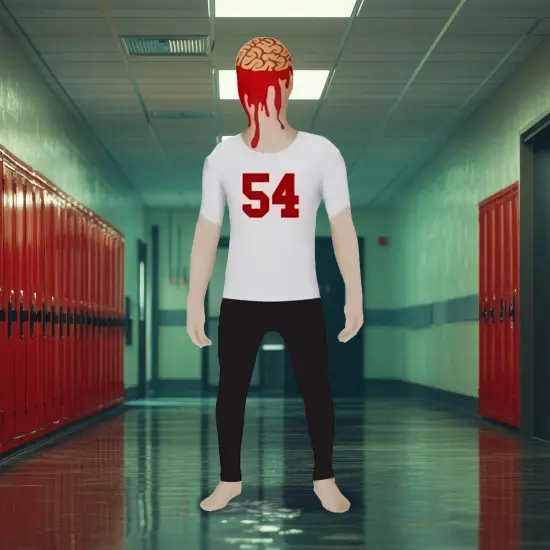 Rubies Boys Missing Scalp "54" Halloween Costume - Small White {1}