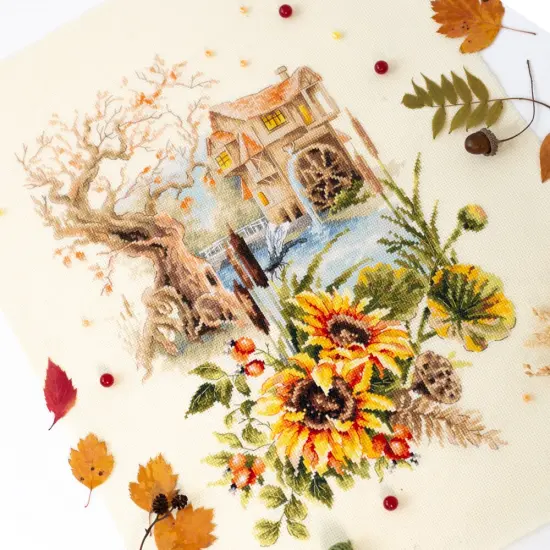 Old Watermill 210-208 Counted Cross-Stitch Kit {6}