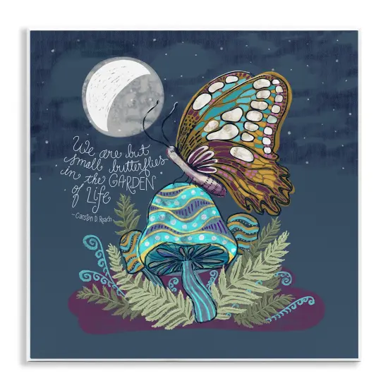 Stupell Industries We Are But Small Butterflies Wall Plaque By Connie Summers {1}