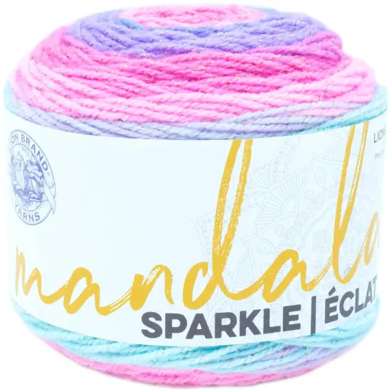 Lion Brand Mandala Sparkle Yarn {2}