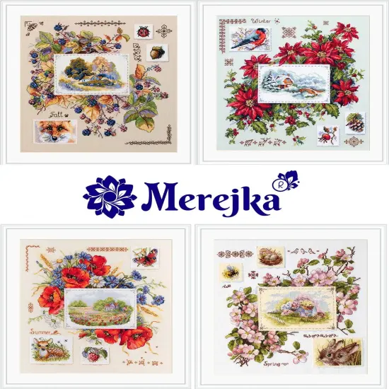 Summer Sampler K-130 Counted Cross-Stitch Kit {4}