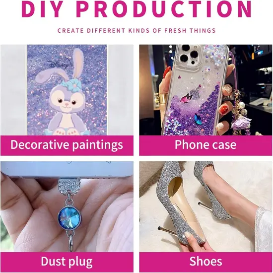 4 Pieces No Wax Needed Diamond Painting Tools Self-Stick Drill Pens {5}