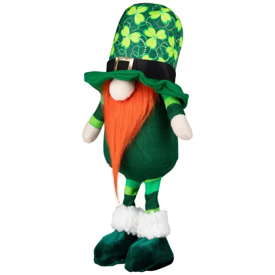 Northlight Standing Shamrock St Patrick's Day Gnome - 12.5" Green {5}
