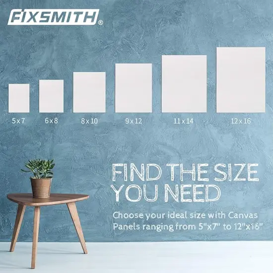 Canvas Boards for Painting 8x10 Inch, Super Value 24 Pack Paint Canvases, White Blank Canvas Panels, 100% Cotton Primed, Painting Art Supplies {4}