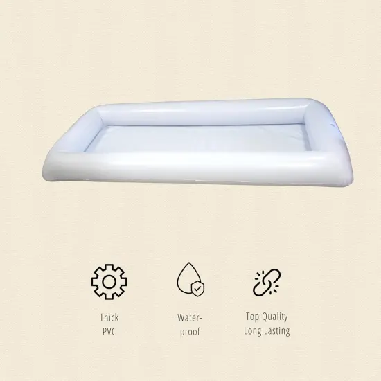 4E's Novelty 2 Pack Inflatable Iced Buffet - Serving BarFood Serving Tray for Indoor & Outdoor Parties {5}