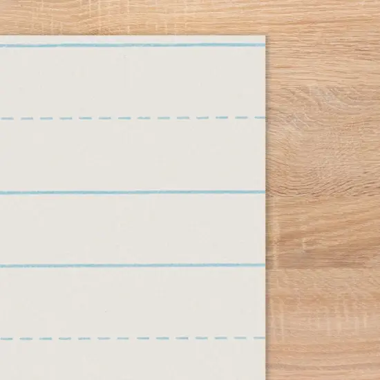 School Smart Picture Story Paper, 3/4 Inch Rule, 3/8 Inch Skip, 18 x 12 Inches, 500 Sheets {3}