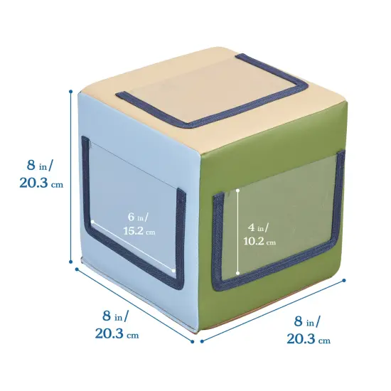 Picture Me Blocks, Activity Cubes, 4-Piece Earthtone {2}