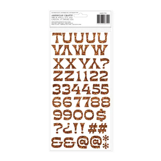 Jen Hadfield Groovy Darlin' Thickers-Alphabet {2}