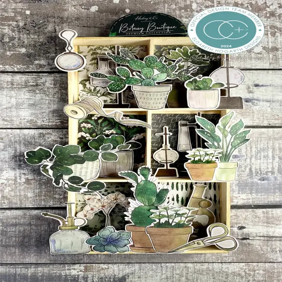 Craft Consortium Chipboard Ephemera 29/Pkg-Botany Boutique {2}