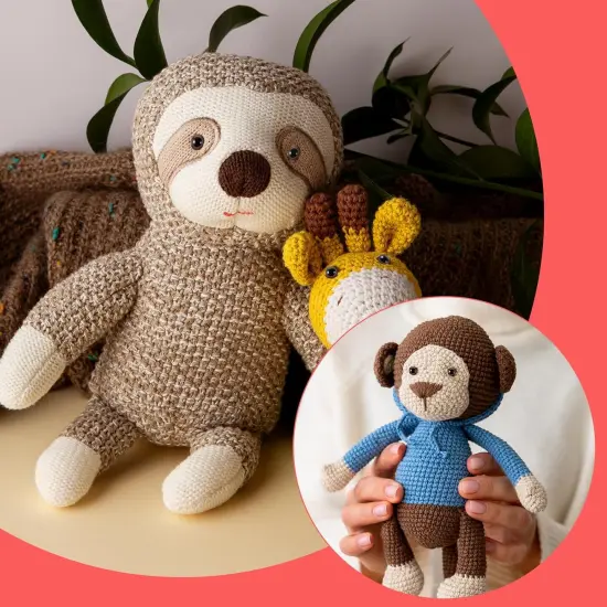 40 PCS Safety Eyes for Amigurumi Crochet Eyes with Washers 10/12/16/18mm Brown {3}