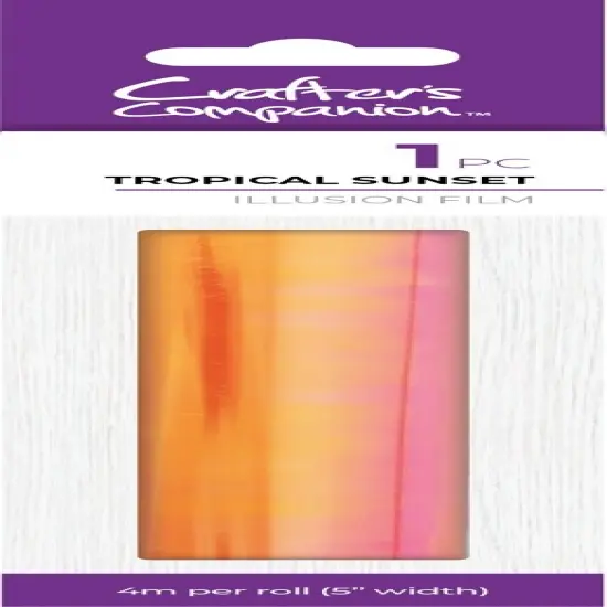 Crafter's Companion Illusion Film-Tropical Sunset {1}