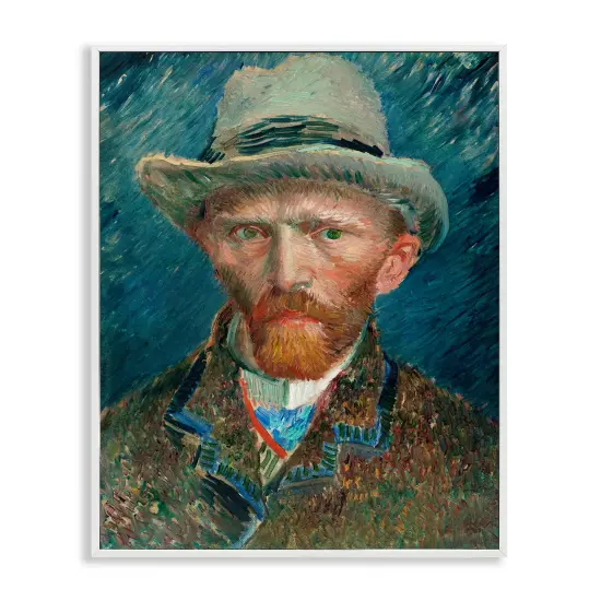 Stupell Industries Classic Van Gogh Portrait Framed Giclee Wall Art Design by Vincent Van Gogh {1}
