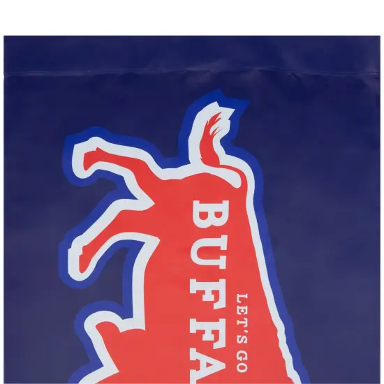 Northlight Red and White Let's Go Buffalo Outdoor House Flag 40" x 28" {6}