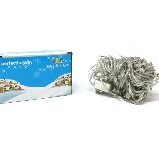 Perfect Holiday 200 LED String Light With Connector Blue {4}