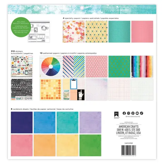 Vicki Boutin Cut & Paste Project Pad 12"X12"-24 Sheets {3}