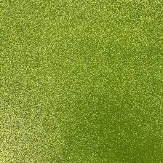 1 Yard Sparkle Glitter Faux Vinyl Fabric Shiny Upholstery Automotive Craft Material 54" Width Lime Green {1}