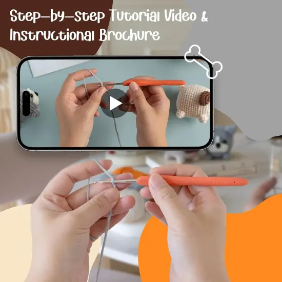 Animal Crochet Kit (Orange) {3}