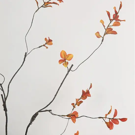 Artificial Fall Branches Tall Fall Stems Fake Ficus Branches for Thanksgiving Autumn Home Office Wedding Vase Filler Decoration {5}