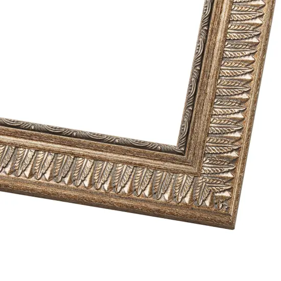 Square Ornate Gold Picture Frame - UV Acrylic, Foam Board Backing, Hanging Hardware {3}
