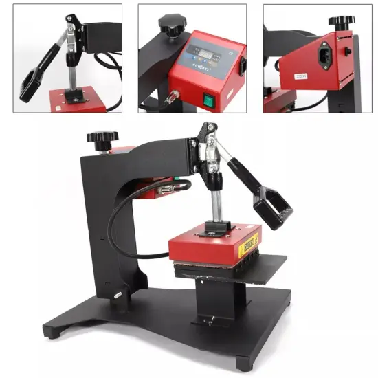 110V Pen Heat Press Machine DIY LOGO Heat Transfer Printing 3D Laser Paper 4x6in {4}