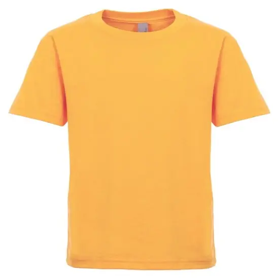 Next Level&reg; Apparel Youth Boys&rsquo; Cotton Crewneck T-Shirt GOLD {1}
